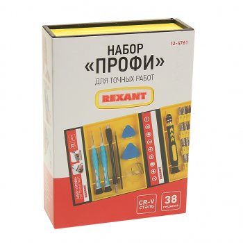 1 229 р. Набор инструментов для ювелирных работ 38 предметов Профи REXANT REXANT 12-4761  с доставкой в г. Пермь. Увеличить фотографию 3