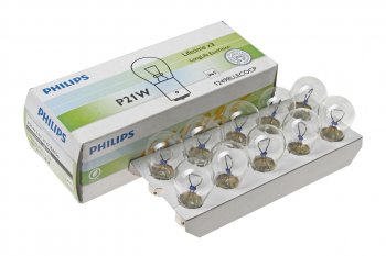 117 р. Лампа 12V P21W BA15s Long Life Eco Vision PHILIPS PHILIPS 12498llecocp  с доставкой в г. Пермь. Увеличить фотографию 1