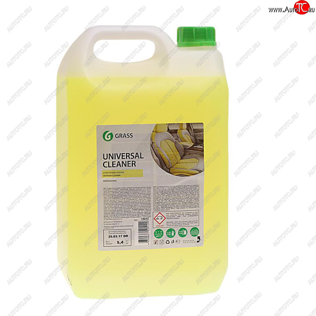 1 159 р. Очиститель салона 5.4кг концентрат Universal Cleaner GRASS GRASS 125197  с доставкой в г. Пермь