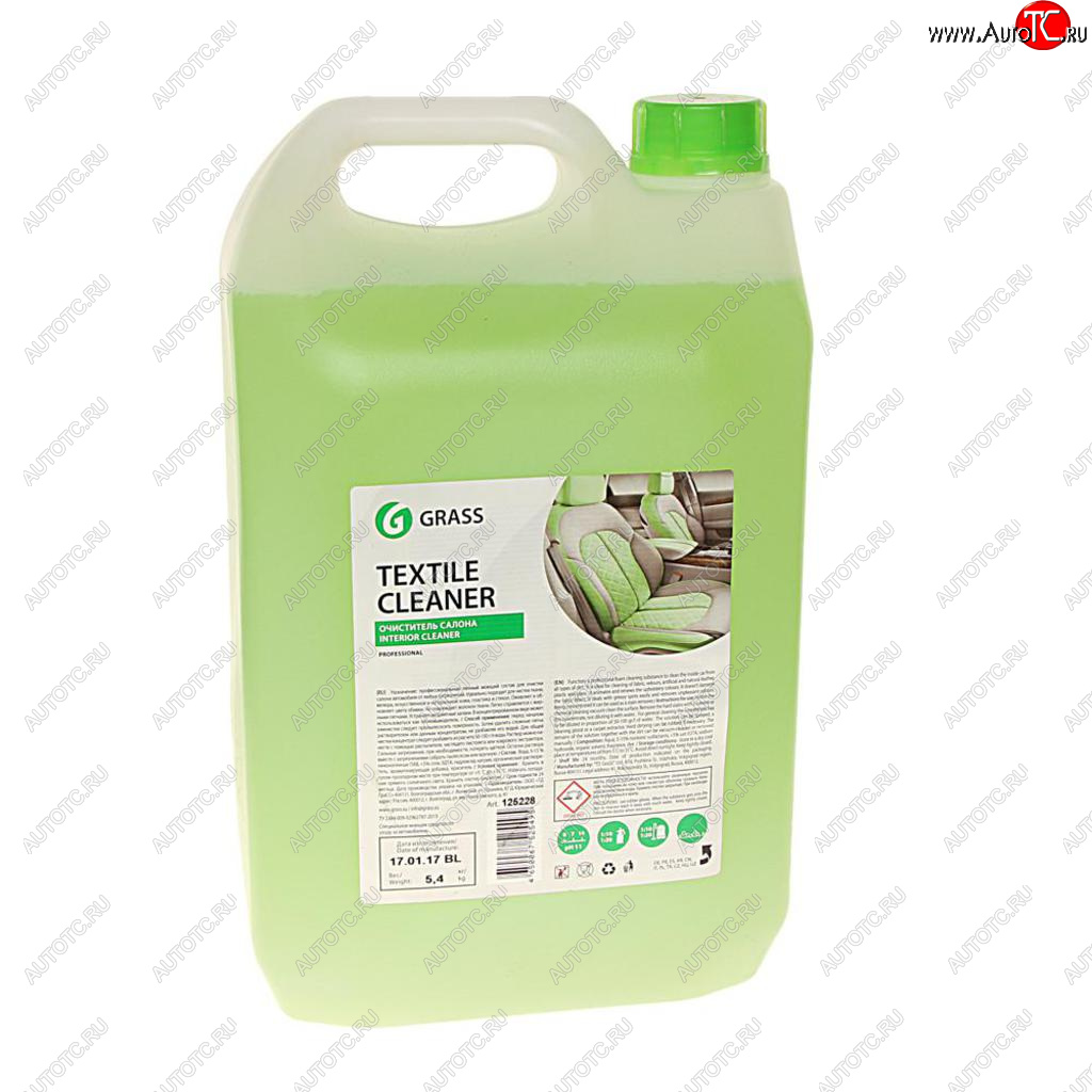 1 179 р. Очиститель салона 5.4кг Textyle Cleaner GRASS GRASS 125228  с доставкой в г. Пермь