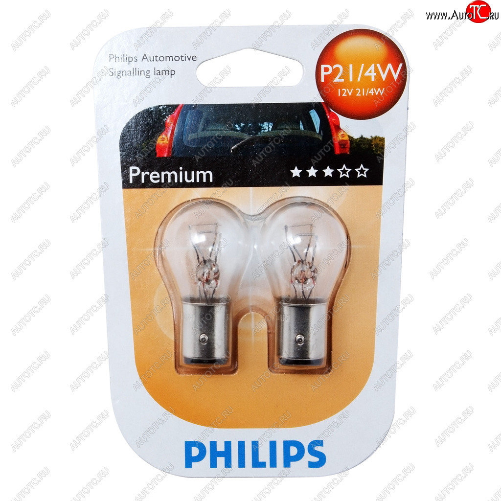 284 р. Лампа 12V P214W BAZ15d блистер (2шт.) PHILIPS PHILIPS 12594b2  с доставкой в г. Пермь