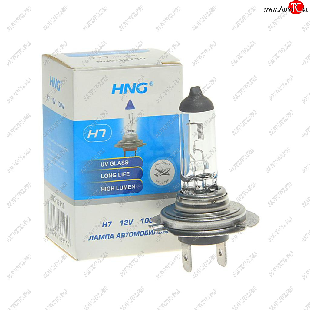 129 р. Лампа 12V H7 100W PX26d Long Life HNG HNG 12710  с доставкой в г. Пермь