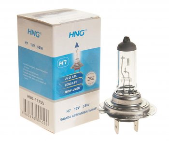 118 р. Лампа 12V H7 55W PX26d Long Life HNG HNG 12755  с доставкой в г. Пермь. Увеличить фотографию 1