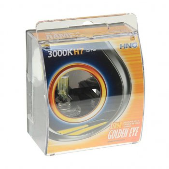 299 р. Лампа 12V H7 55W PX26d 3000К бокс (2шт.) Golden Eye HNG HNG 12755ge2  с доставкой в г. Пермь. Увеличить фотографию 1