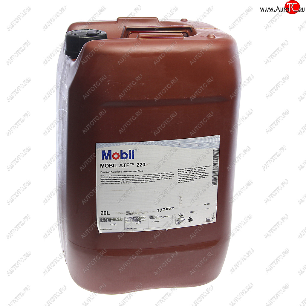13 749 р. Масло трансмиссионное ATF 220 DEXRON II D 20л MOBIL MOBIL 127577  с доставкой в г. Пермь