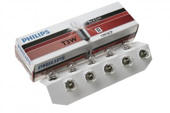 66 р. Лампа 12V 3W BA9s PHILIPS PHILIPS 12910cp  с доставкой в г. Пермь. Увеличить фотографию 1
