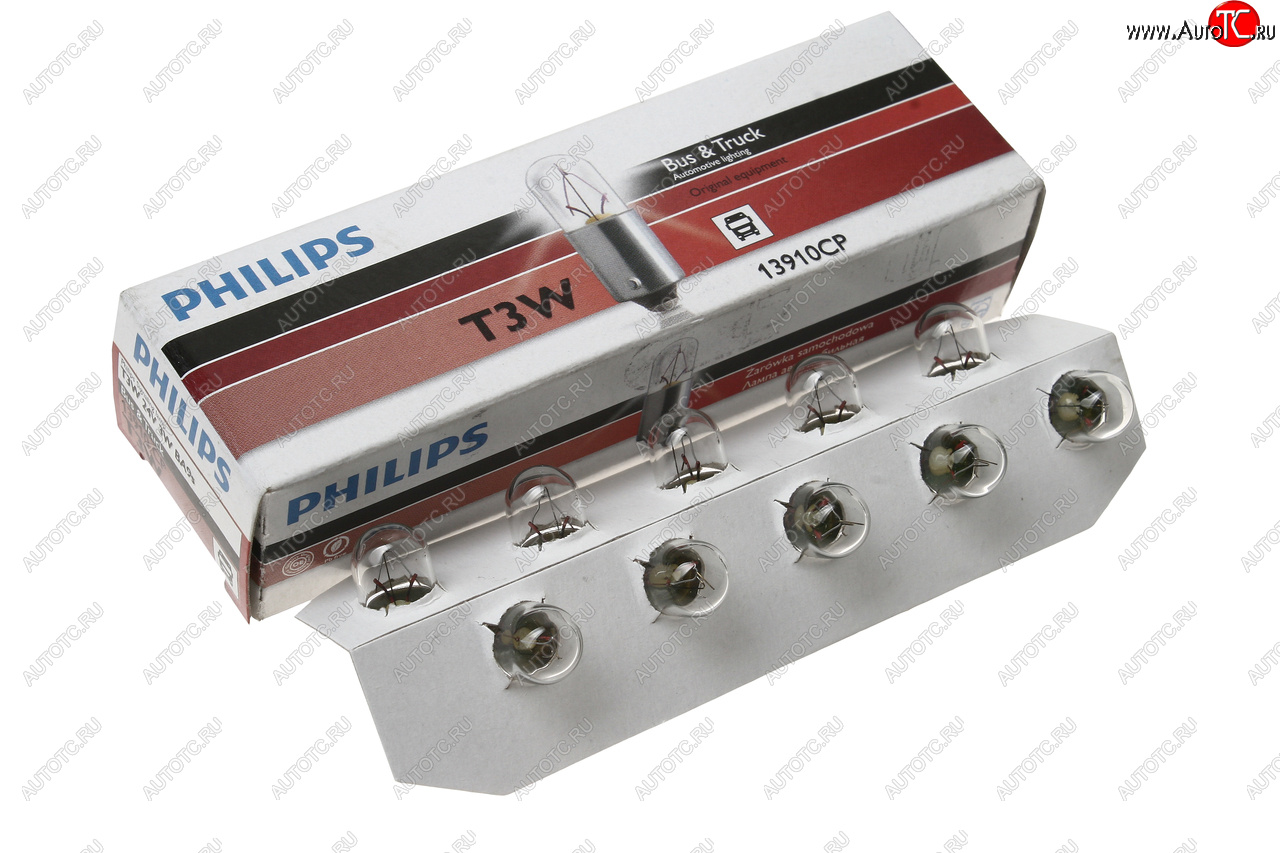 66 р. Лампа 12V 3W BA9s PHILIPS PHILIPS 12910cp  с доставкой в г. Пермь