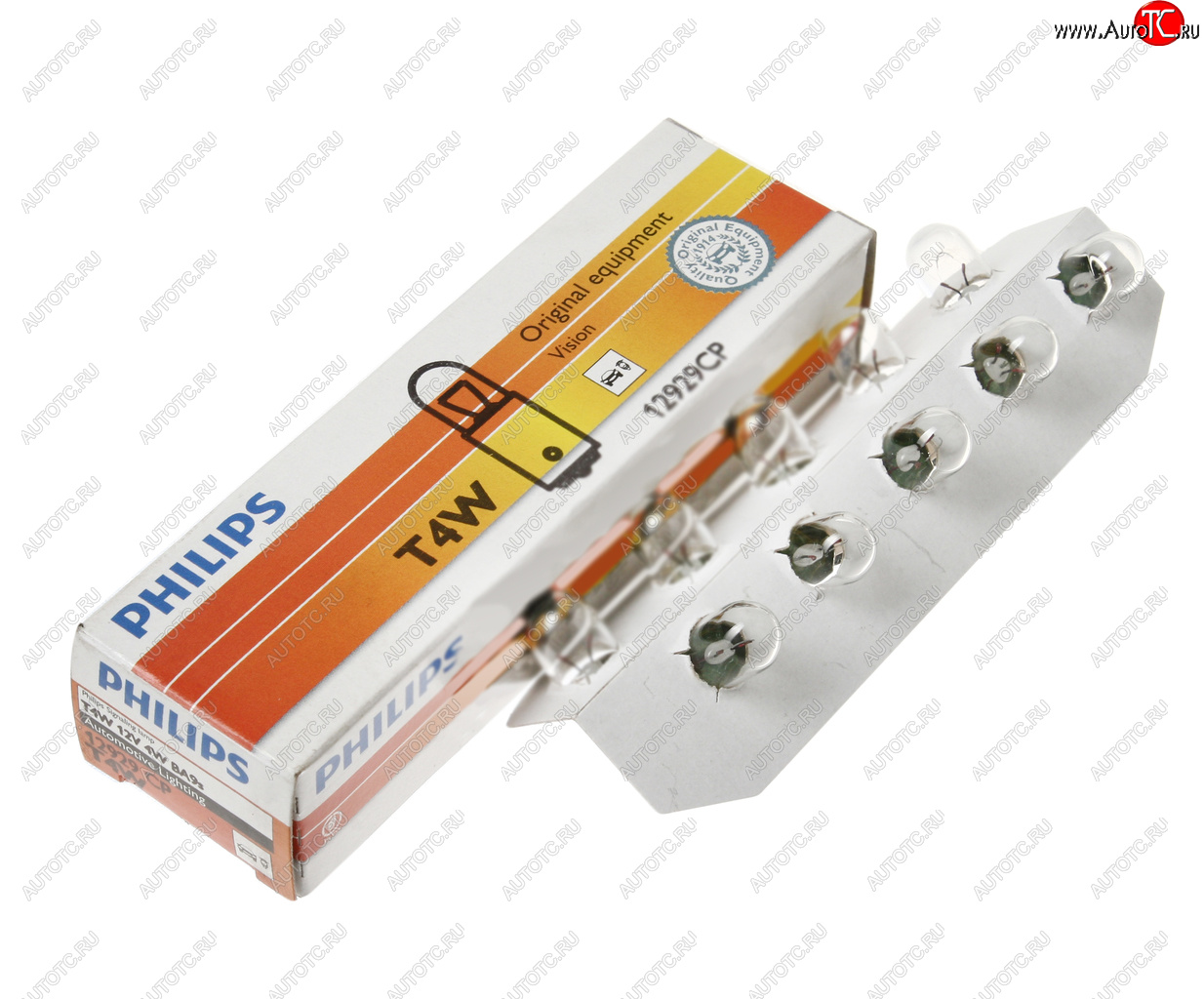 48 р. Лампа 12V T4W BA9s PHILIPS PHILIPS 12929cp  с доставкой в г. Пермь