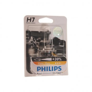 719 р. Лампа 12V H7 55W PX26d +30% блистер (1шт.) Vision Moto PHILIPS PHILIPS 12972prbw  с доставкой в г. Пермь. Увеличить фотографию 1
