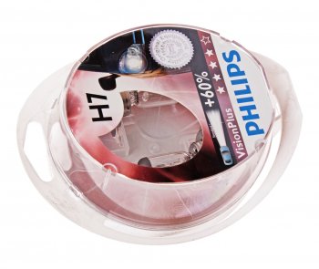 2 299 р. Лампа 12V H7 55W PX26d +60% бокс (2шт.) Visionplus PHILIPS PHILIPS 12972vps2  с доставкой в г. Пермь. Увеличить фотографию 1