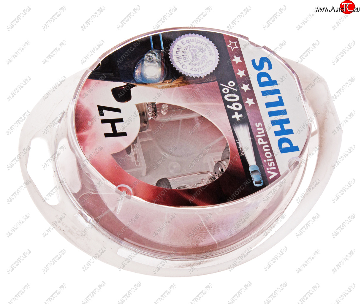2 299 р. Лампа 12V H7 55W PX26d +60% бокс (2шт.) Visionplus PHILIPS PHILIPS 12972vps2  с доставкой в г. Пермь