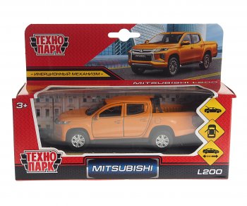 829 р. Модель автомобиля MITSUBISHI L200 металлическая ТЕХНОПАРК ТЕХНОПАРК 12 fil-gy  с доставкой в г. Пермь. Увеличить фотографию 1