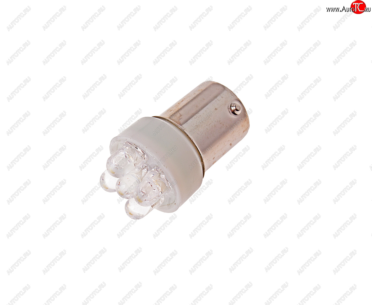157 р. Лампа светодиодная 12V R10W BA15s 5 светодиодов белая МАЯК МАЯК 12t15-w5led  с доставкой в г. Пермь