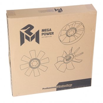 4 089 р. Крыльчатка MAN F2000,TGA,TGS,TGX вентилятора (9 лопастей, d=705мм) MEGAPOWER MEGAPOWER 130-12-081  с доставкой в г. Пермь. Увеличить фотографию 4