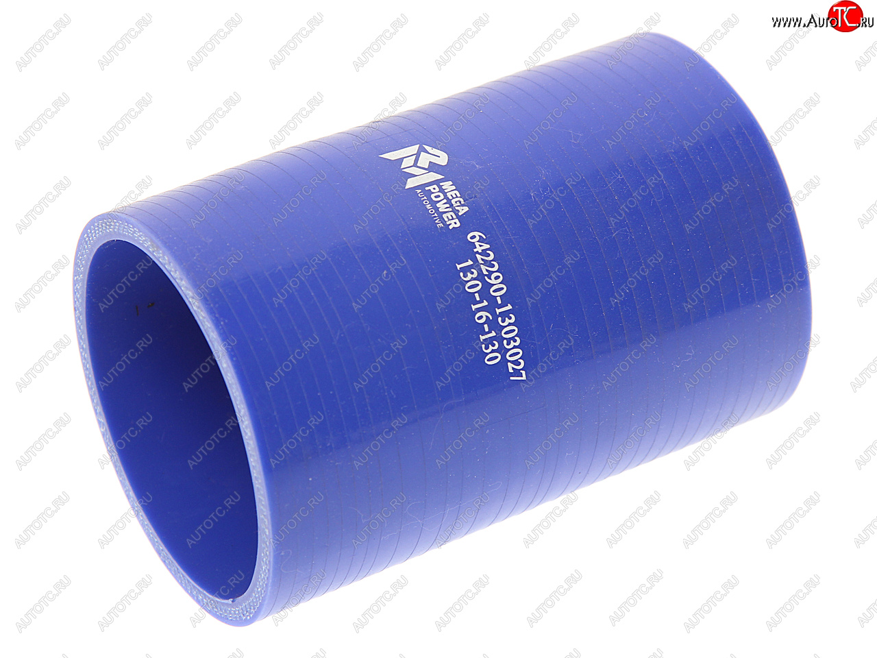 399 р. Патрубок МАЗ радиатора нижний (L=120мм,d=70) силикон MEGAPOWER MEGAPOWER 130-16-130  с доставкой в г. Пермь