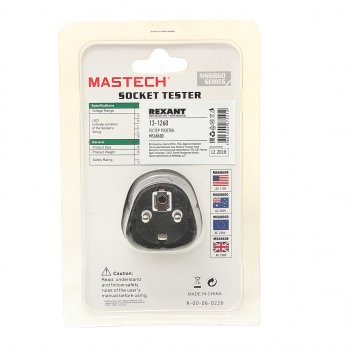 1 079 р. Тестер розеток MS6860D MASTECH MASTECH 13-1260  с доставкой в г. Пермь. Увеличить фотографию 4