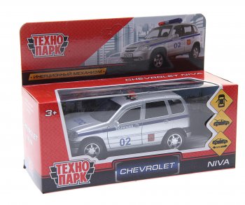 799 р. Модель автомобиля CHEVROLET Niva металлическая ТЕХНОПАРК ТЕХНОПАРК 132050132067178195 ТЕХНОПАРК 132050132067178195  с доставкой в г. Пермь. Увеличить фотографию 1