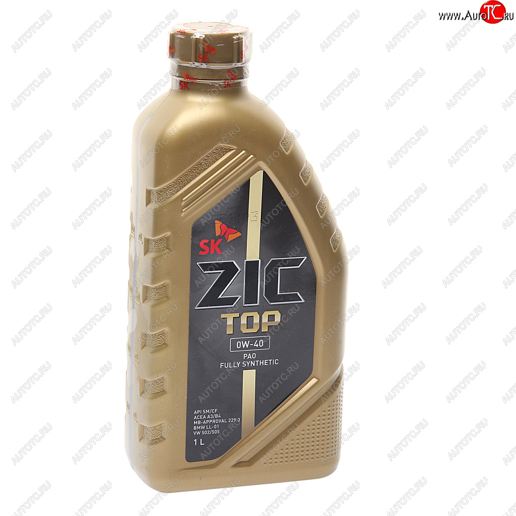 1 959 р. Масло моторное ZIC TOP SNCFA3B3A3B4 0W40 синт.1л ZIC ZIC 132611  с доставкой в г. Пермь