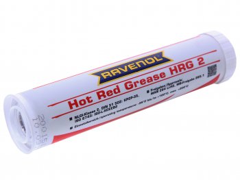 1 699 р. Смазка высокотемпературная Hot Red HRG2 0.4кг RAVENOL RAVENOL 1340121-400  с доставкой в г. Пермь. Увеличить фотографию 1