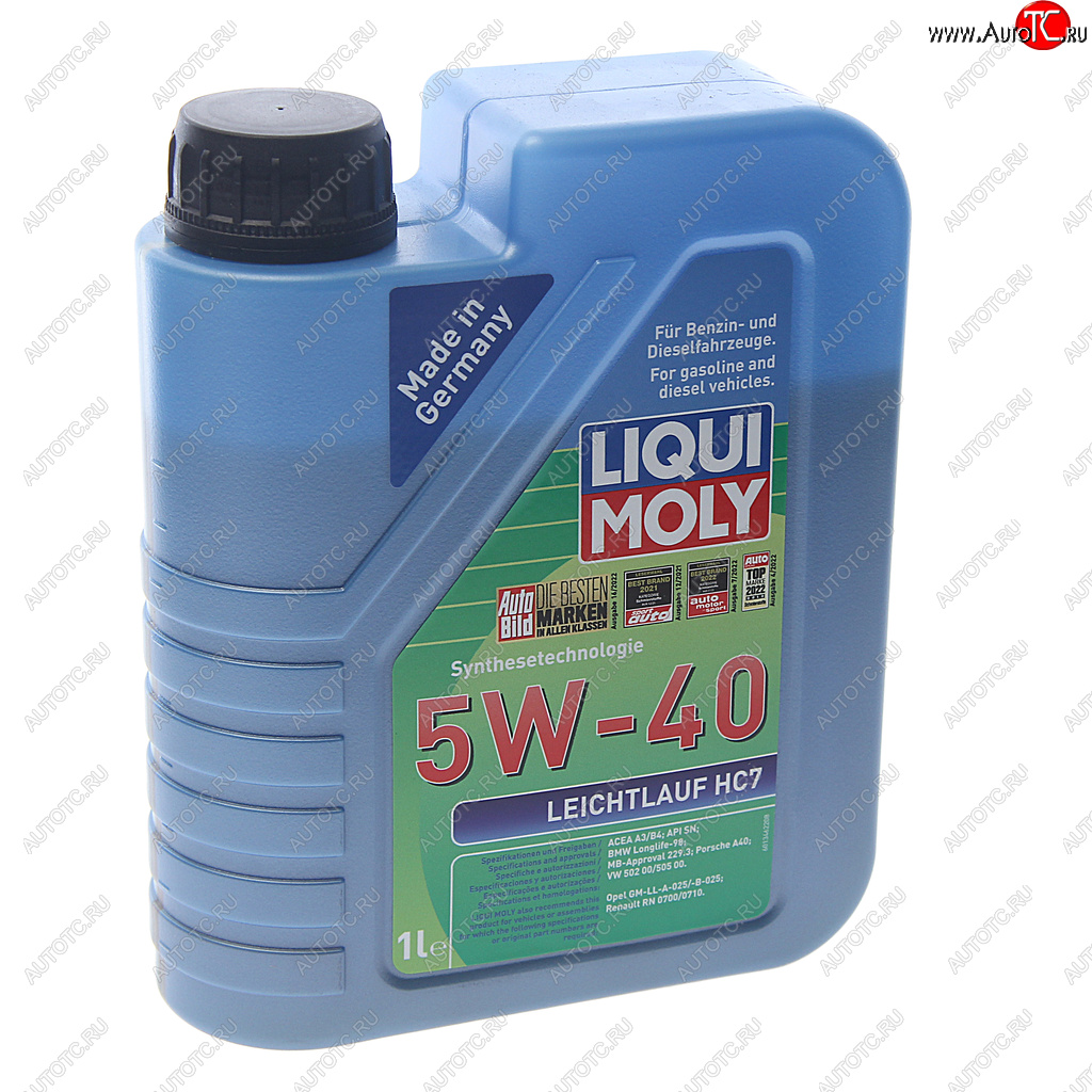 1 499 р. Масло моторное LEICHTLAUF HC7 5W40 синт.1л LIQUI MOLY LIQUI MOLY 1346  с доставкой в г. Пермь