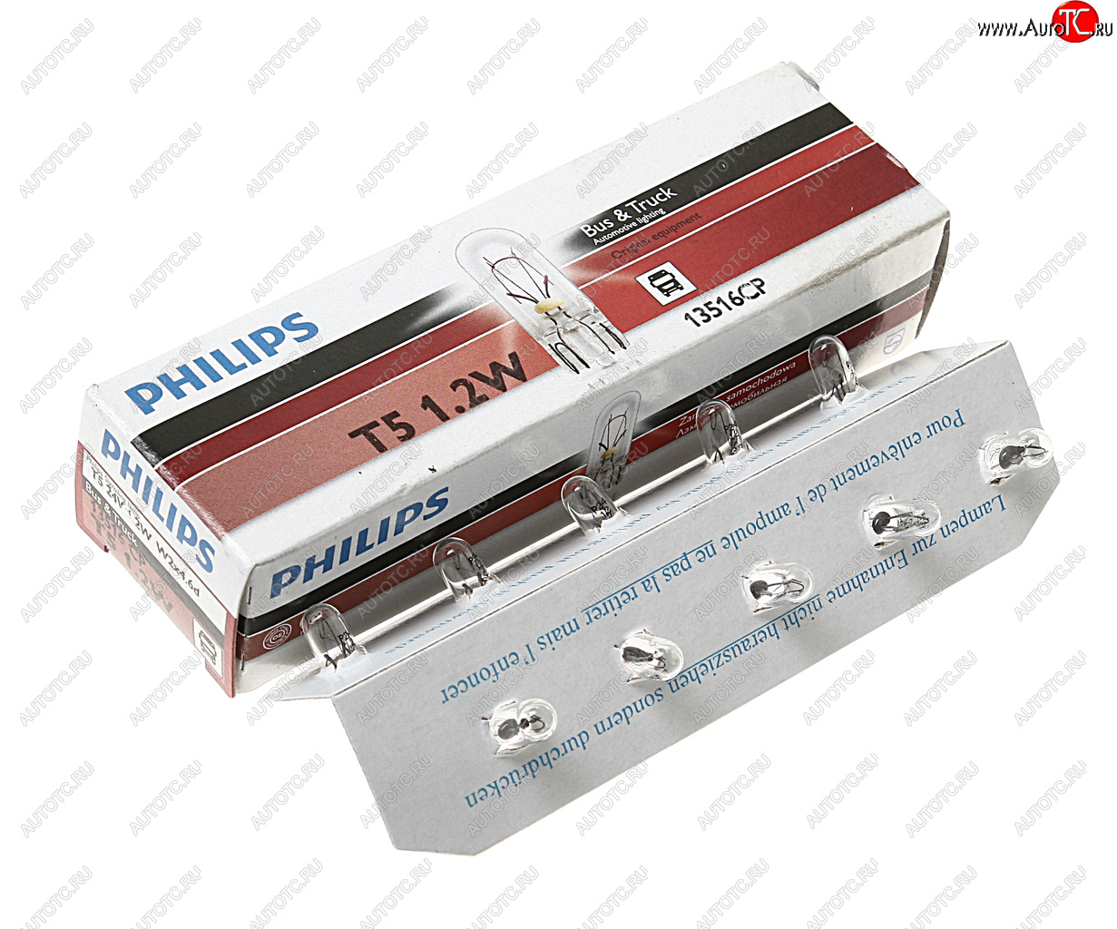 60 р. Лампа 24V W1.2W W2.1x4.6d PHILIPS PHILIPS 13516cp  с доставкой в г. Пермь