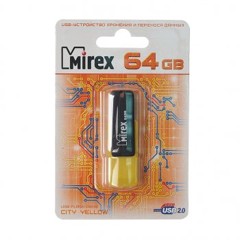 589 р. Карта памяти USB 64GB MIREX MIREX 13600-fmucyl64  с доставкой в г. Пермь. Увеличить фотографию 1