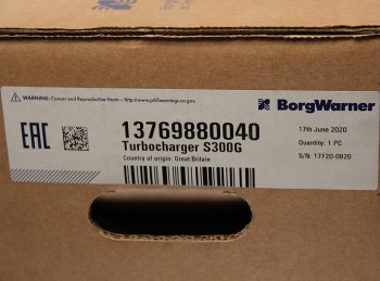 112 999 р. Турбокомпрессор ЯМЗ-651.10 ЕВРО-4 BORG WARNER № BORG WARNER 13769880040  с доставкой в г. Пермь. Увеличить фотографию 9