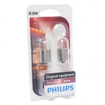 152 р. Лампа 24V R10W BA15s блистер (2шт.) PHILIPS PHILIPS 13814b2  с доставкой в г. Пермь. Увеличить фотографию 1