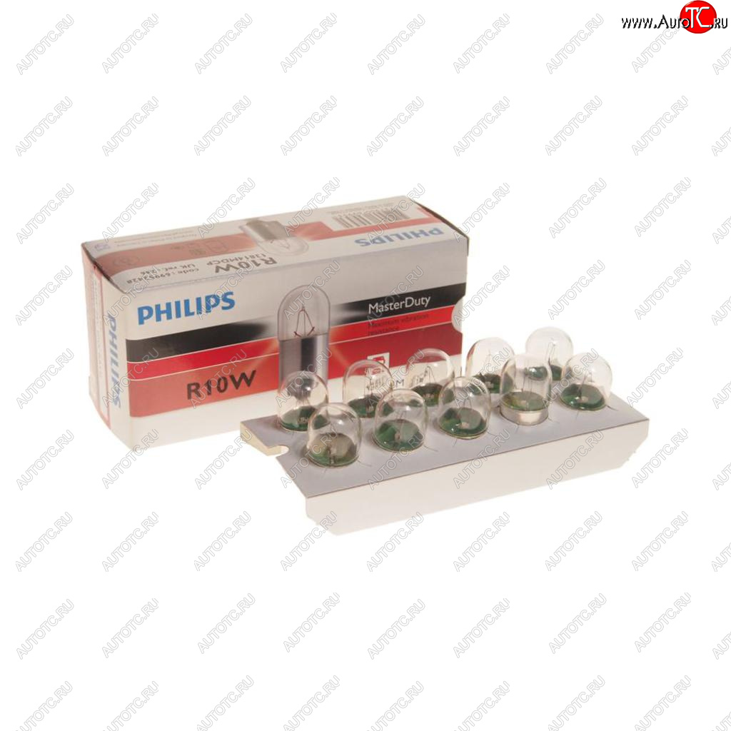 93 р. Лампа 24V R10W BA15s Master Duty PHILIPS PHILIPS 13814mdcp  с доставкой в г. Пермь
