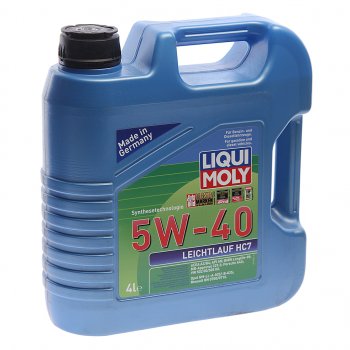 5 949 р. Масло моторное LEICHTLAUF HC7 5W40 синт.4л LIQUI MOLY LIQUI MOLY 1382  с доставкой в г. Пермь. Увеличить фотографию 1