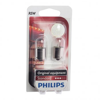 146 р. Лампа 24V R5W BA15s блистер (2шт.) PHILIPS PHILIPS 13821b2  с доставкой в г. Пермь. Увеличить фотографию 1