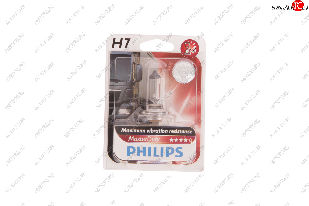 1 219 р. Лампа 24V H7 70W PX26d блистер (1шт.) Master Duty PHILIPS PHILIPS 13972mdb1  с доставкой в г. Пермь