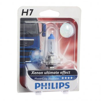 1 679 р. Лампа 24V H7 70W PX26d блистер (1шт.) Master Duty Blue Vision PHILIPS PHILIPS 13972mdbvb1  с доставкой в г. Пермь. Увеличить фотографию 1