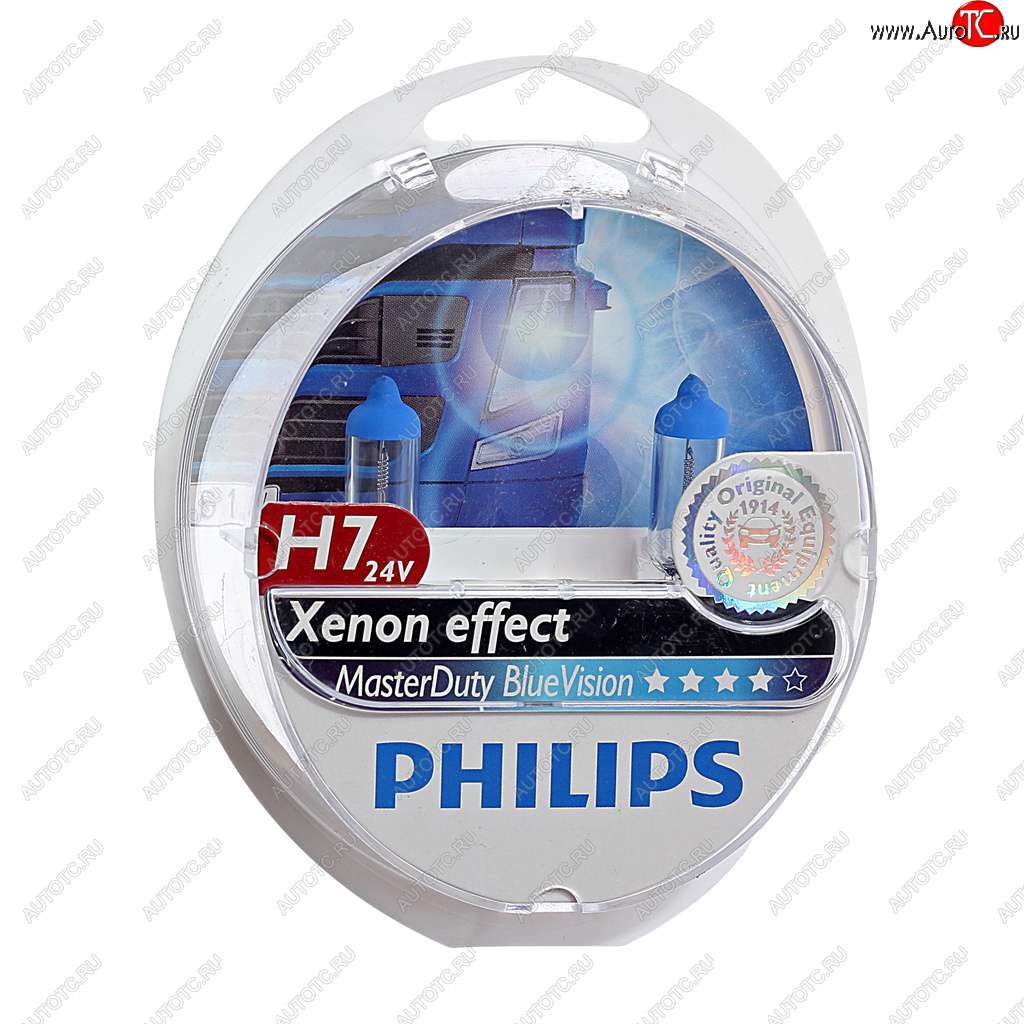 4 849 р. Лампа 24V H7 70W PX26d бокс (2шт.) Master Duty Blue Vision PHILIPS PHILIPS 13972mdbvs2  с доставкой в г. Пермь