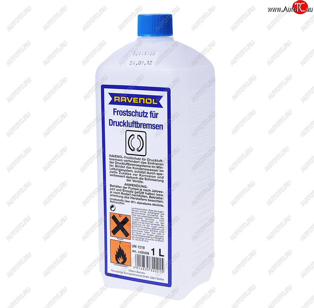 1 279 р. Антифриз для пневмотормозов 1л RAVENOL RAVENOL 1430208-001  с доставкой в г. Пермь