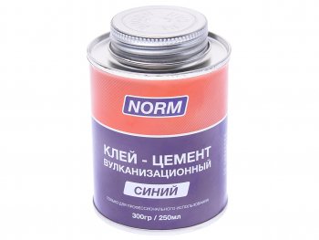 689 р. Клей резиновый самовулканизующийся 240мл (цемент, синий) НОРМ НОРМ 14-551  с доставкой в г. Пермь. Увеличить фотографию 1