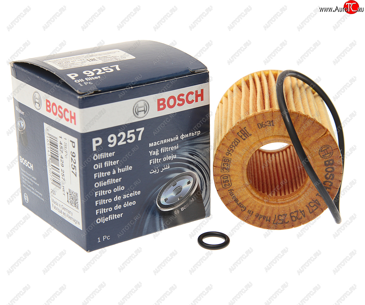 619 р. Фильтр масляный FORD Mondeo 3 (00-),4 (07-) (2.3) MAZDA 6 (02-) BOSCH BOSCH 1457429257 BOSCH 1457429257  с доставкой в г. Пермь
