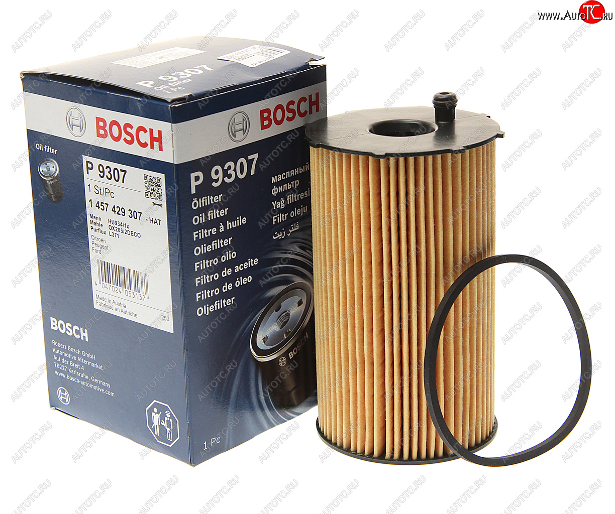 1 059 р. Фильтр масляный LAND ROVER Discovery (04-) BOSCH BOSCH 1457429307 BOSCH 1457429307  с доставкой в г. Пермь
