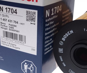 649 р. Фильтр топливный MERCEDES (W202,W210,W163,W220) (TDI) BOSCH BOSCH 1457431704  с доставкой в г. Пермь. Увеличить фотографию 2