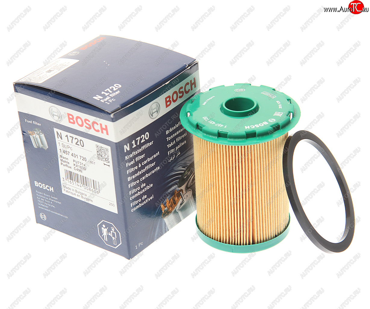 699 р. Фильтр топливный RENAULT Trafic (01-) BOSCH BOSCH 1457431720 BOSCH 1457431720  с доставкой в г. Пермь