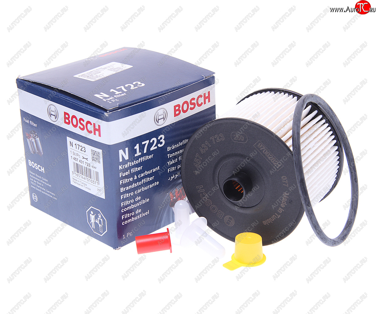 1 339 р. Фильтр топливный FORD Focus PEUGEOT 307,308,407 (TDI) BOSCH BOSCH 1457431723 BOSCH 1457431723  с доставкой в г. Пермь