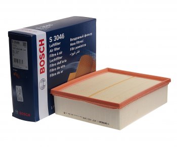 1 169 р. Фильтр воздушный AUDI A4 (00-) BOSCH BOSCH 1457433046  с доставкой в г. Пермь. Увеличить фотографию 1