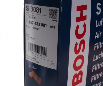 1 139 р. Фильтр воздушный VW AUDI SEAT SKODA BOSCH BOSCH 1457433081  с доставкой в г. Пермь. Увеличить фотографию 3