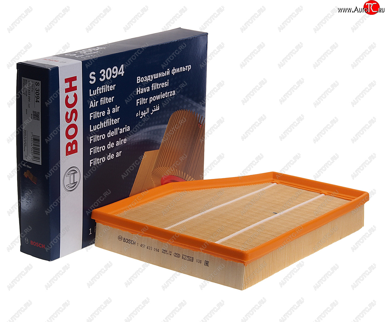1 679 р. Фильтр воздушный BMW 5 (E60,E61),6 (E63),Z4 (E86) (2.0-3.5) BOSCH BOSCH 1457433094  с доставкой в г. Пермь