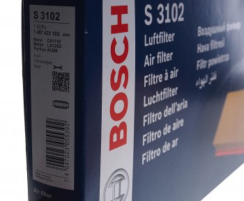 2 799 р. Фильтр воздушный VW Golf 5,Passat B6 (2.0 TFSI) AUDI A3 (04-) BOSCH BOSCH 1457433102 BOSCH 1457433102  с доставкой в г. Пермь. Увеличить фотографию 2
