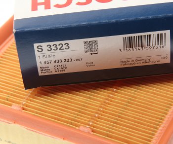 1 179 р. Фильтр воздушный FORD Focus 2,C-Max VOLVO C30,S40 BOSCH BOSCH 1457433323  с доставкой в г. Пермь. Увеличить фотографию 2