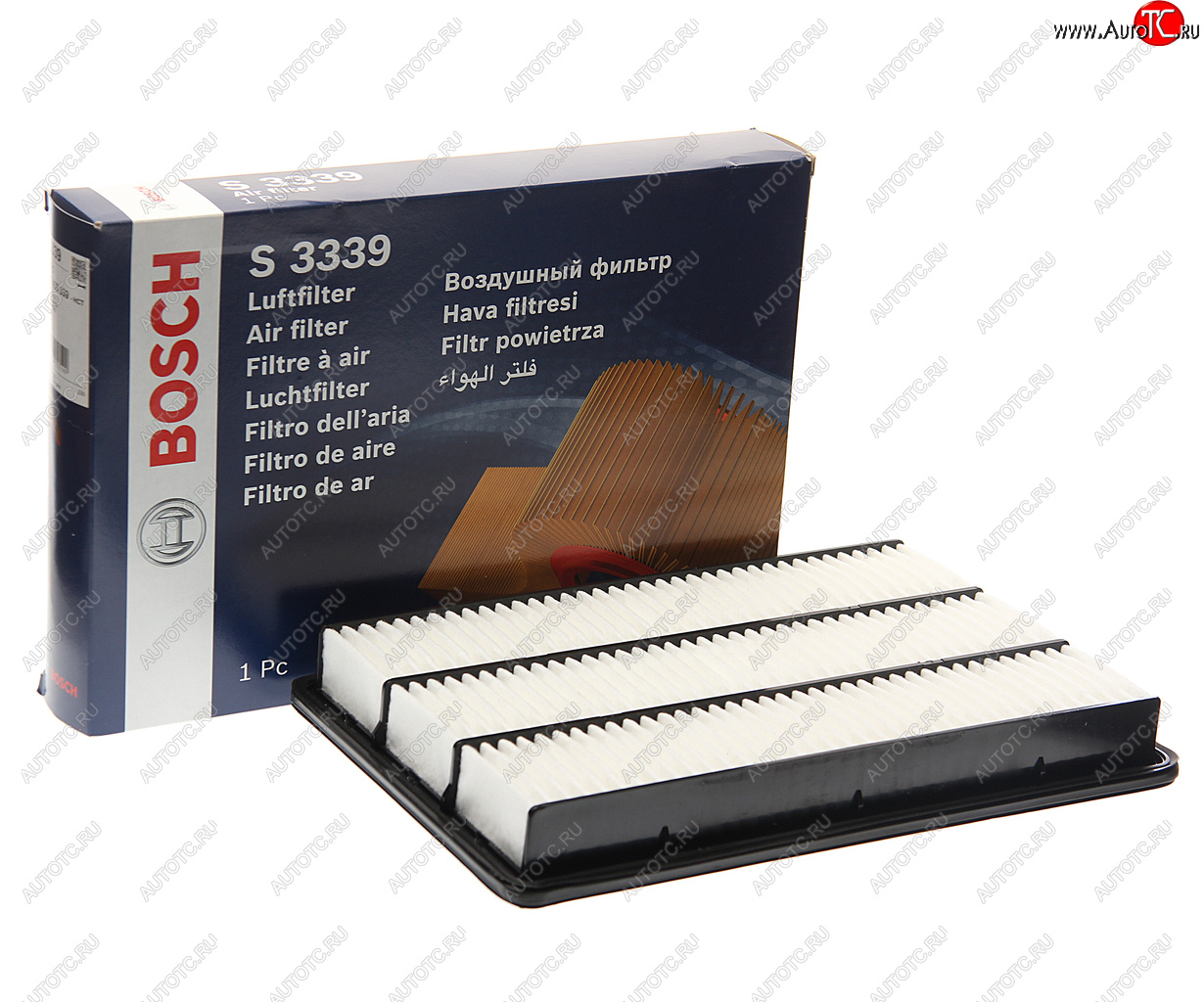 1 489 р. Фильтр воздушный MITSUBISHI Pajero 3 (00-06),4 (06-) BOSCH BOSCH 1457433339  с доставкой в г. Пермь