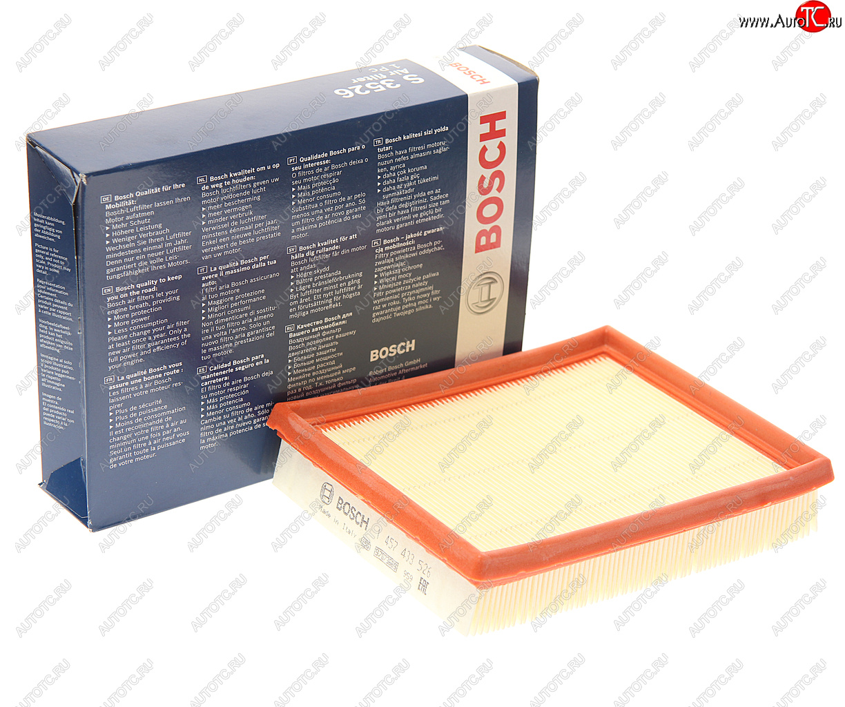 499 р. Фильтр воздушный PEUGEOT 206 (00-) BOSCH BOSCH 1457433526  с доставкой в г. Пермь