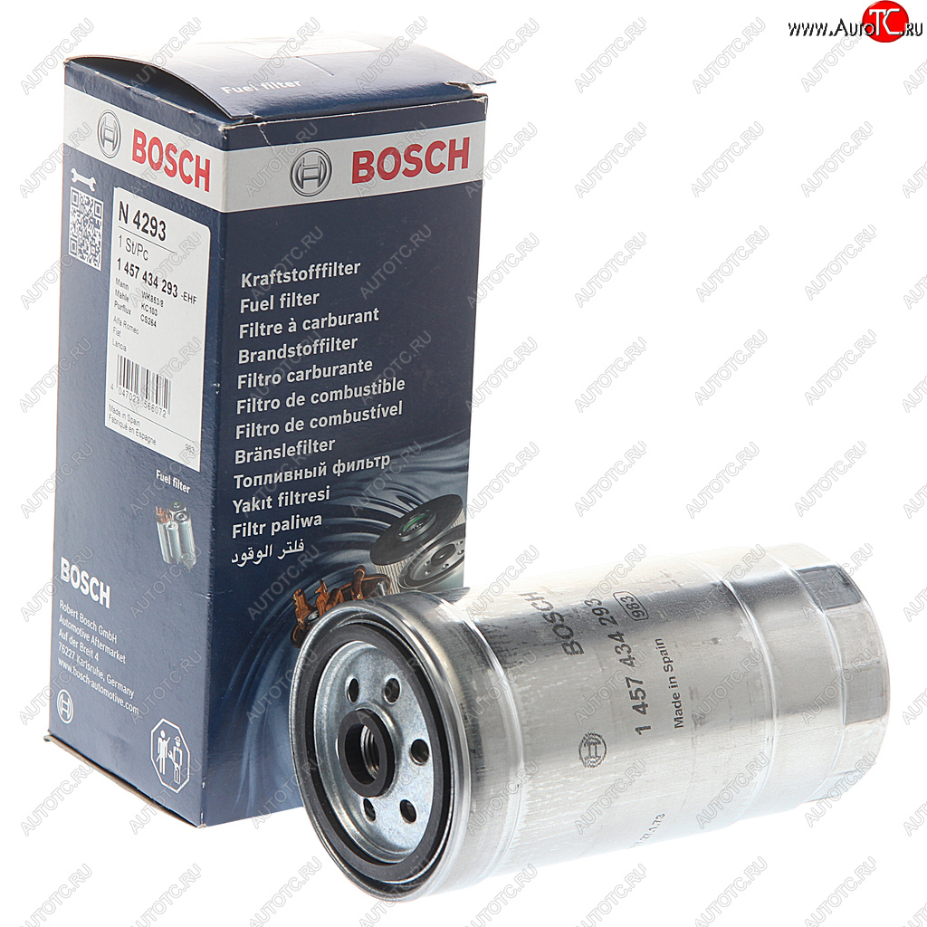 1 299 р. Фильтр топливный FIAT Brava (98-01) BOSCH BOSCH 1457434293 BOSCH 1457434293  с доставкой в г. Пермь