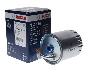 1 229 р. Фильтр топливный MERCEDES C (W203) BOSCH BOSCH 1457434416 BOSCH 1457434416  с доставкой в г. Пермь. Увеличить фотографию 1